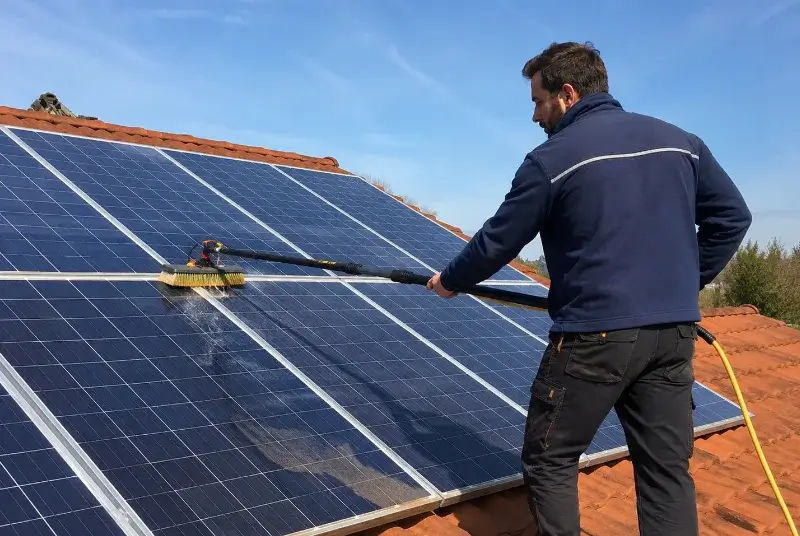 Nettoyage et entretien de panneaux solaires à Quistinic