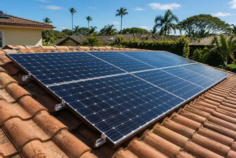 Installation de panneaux solaires à Quistinic